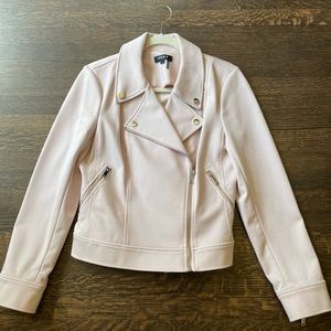 DKNY ballet pink moto jacket . Sz M